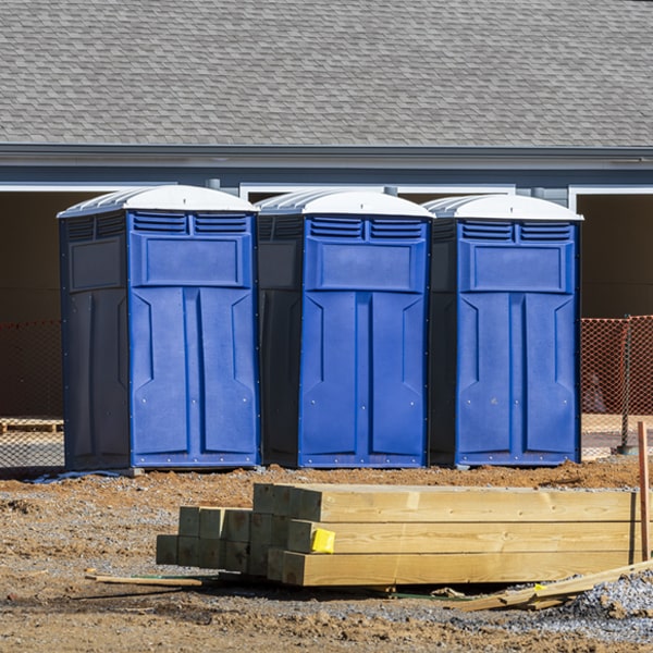 is there a specific order in which to place multiple portable toilets in Rondo AR